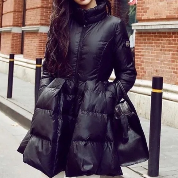 Jackets & Blazers - Fit & Flare Puffer Coat